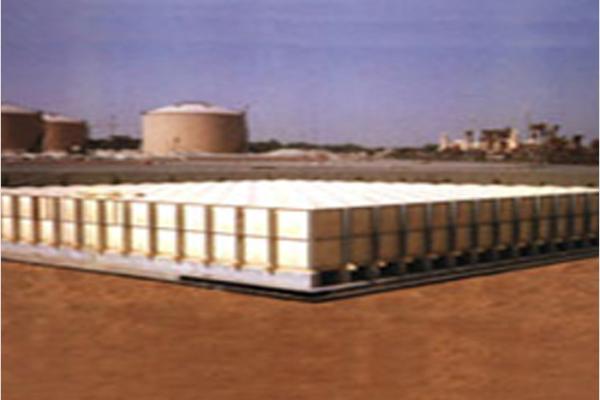 Glass Reinforced sectional water tank EXTRACO U.A.E
